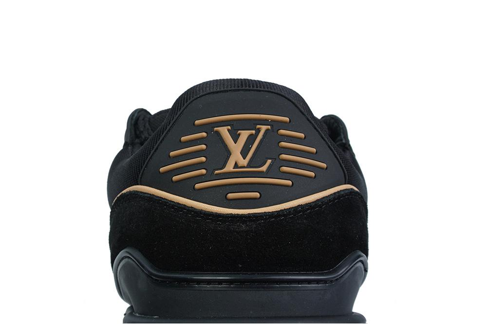 PK God Louis Vuitton Trainer Maxi Black Brown Suede RETAIL MATERIALS READY TO SHIP